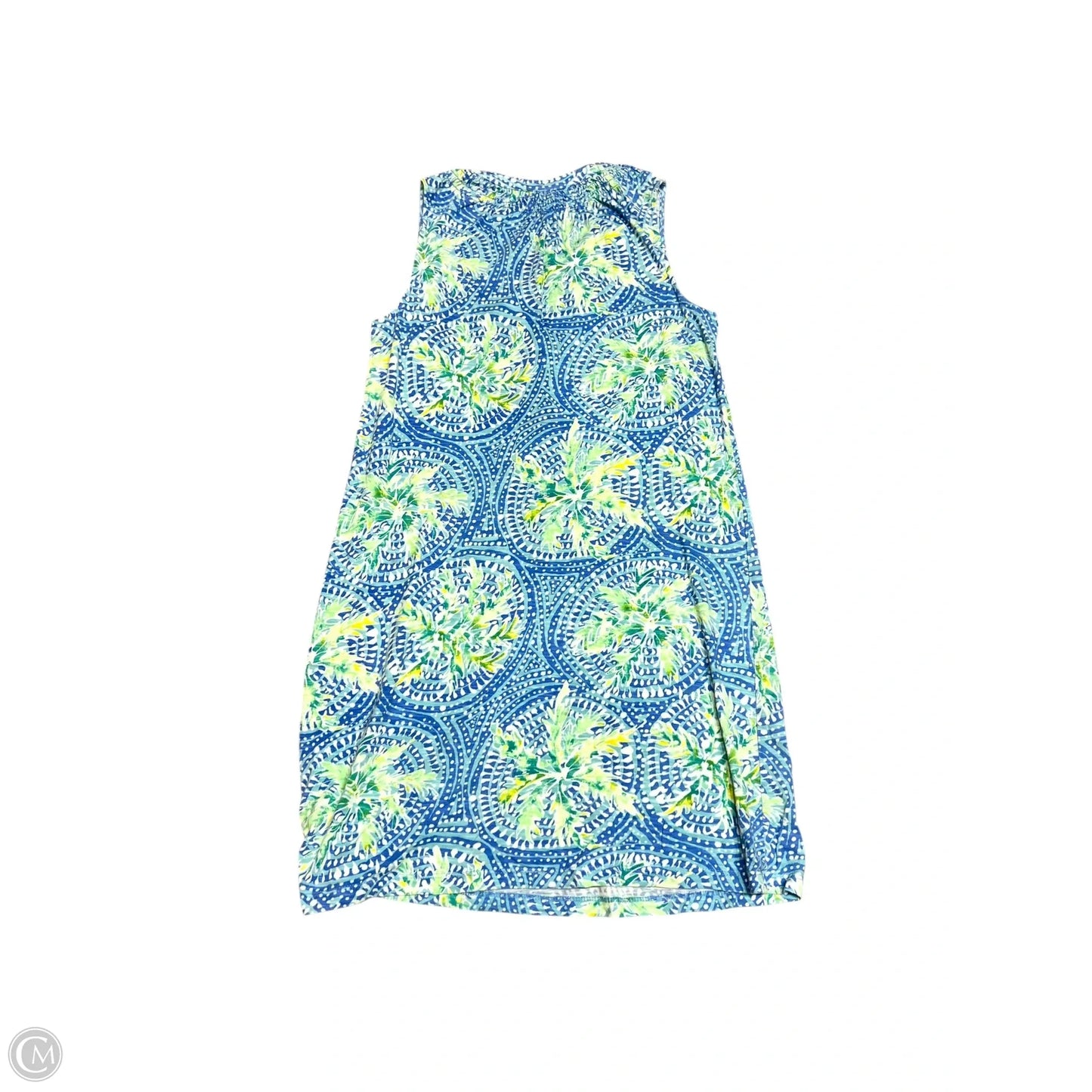 Dress Designer By Lilly Pulitzer In Blue & Green, Size: Xs