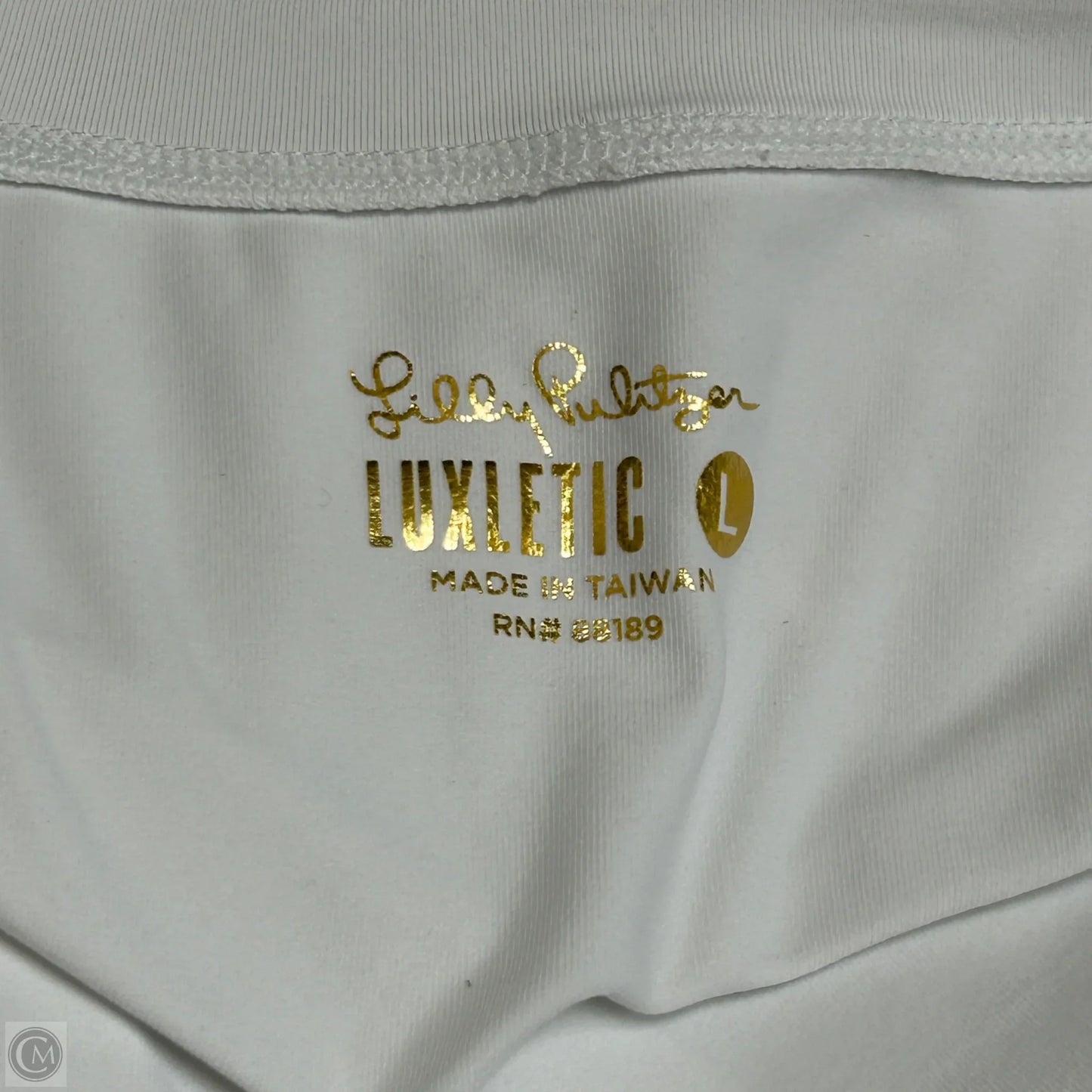 Top Long Sleeve Designer By Lilly Pulitzer In White, Size: L