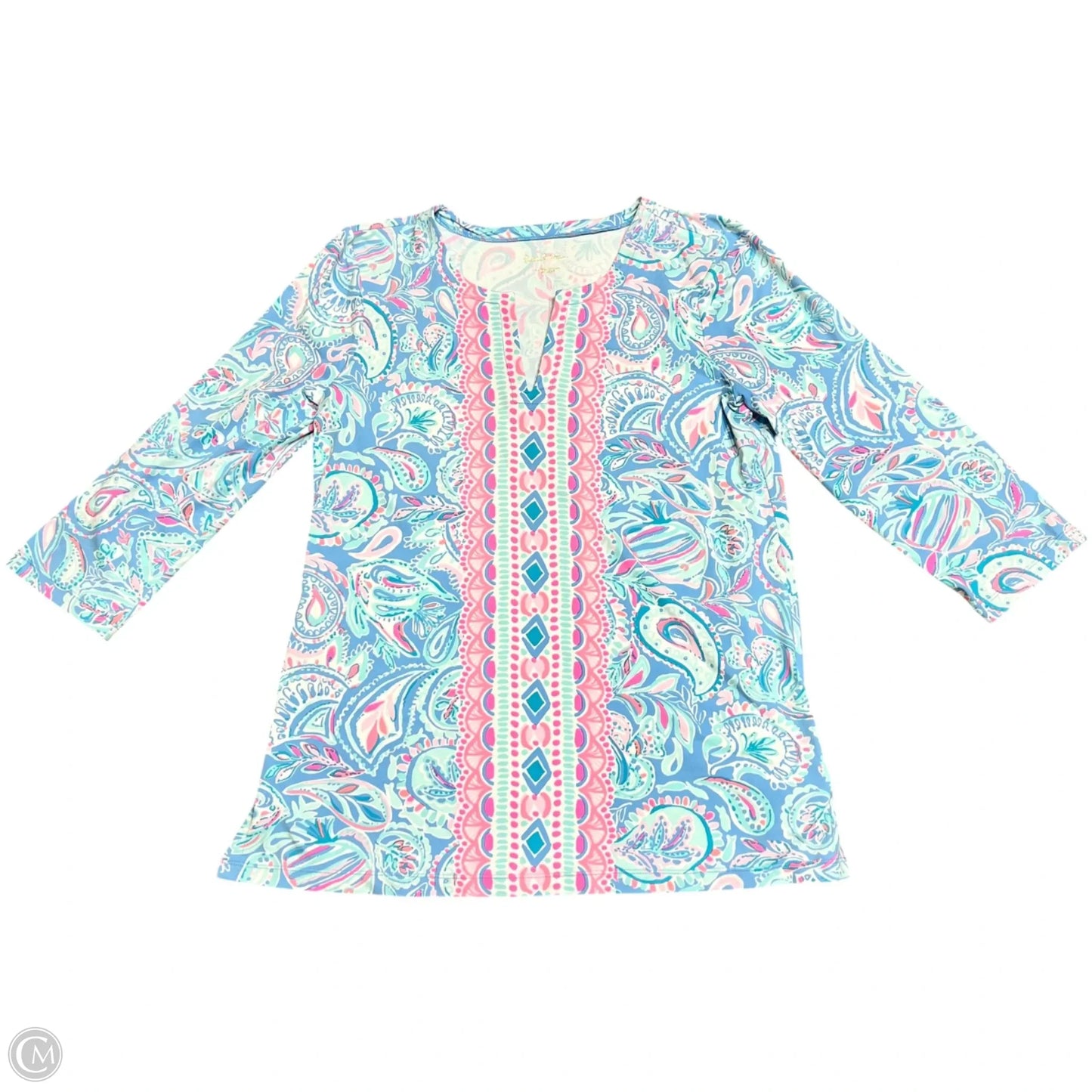 Dress Designer By Lilly Pulitzer In Blue & Pink, Size: M
