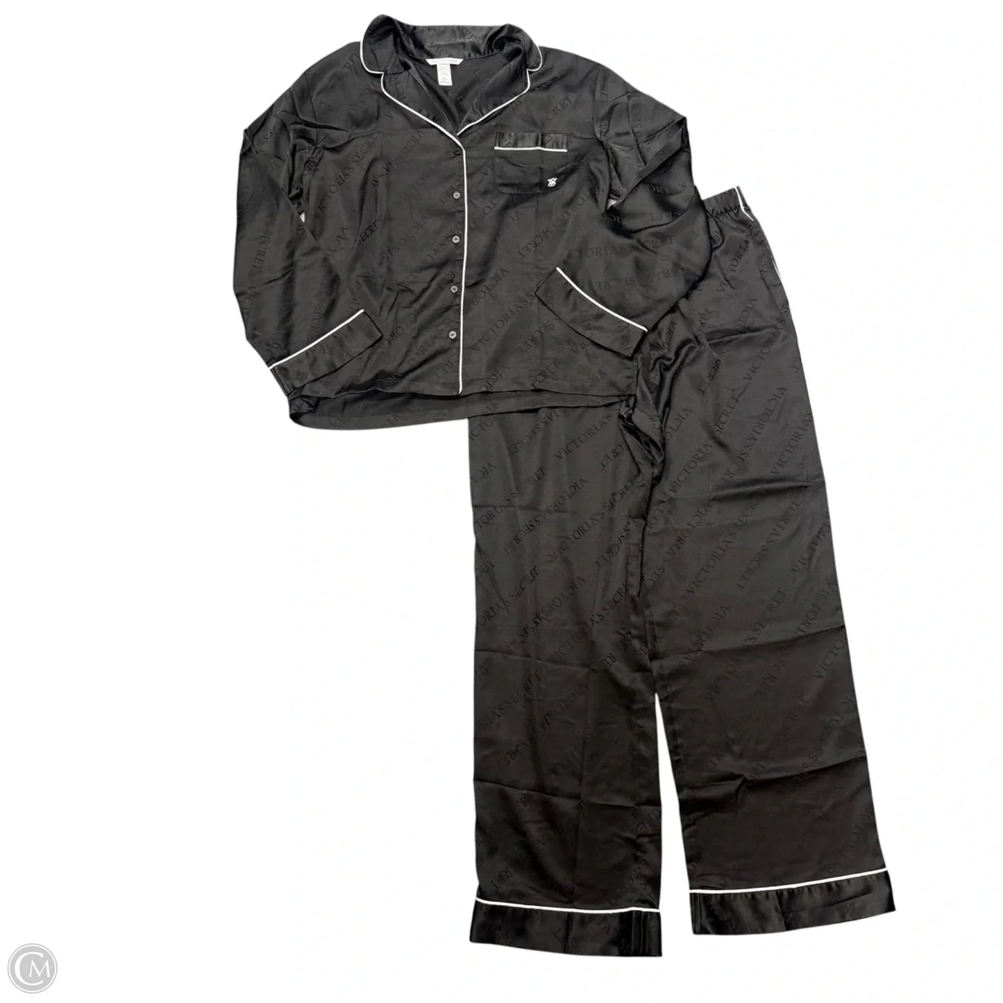 Pajamas 2pc By Victorias Secret In Black, Size: M