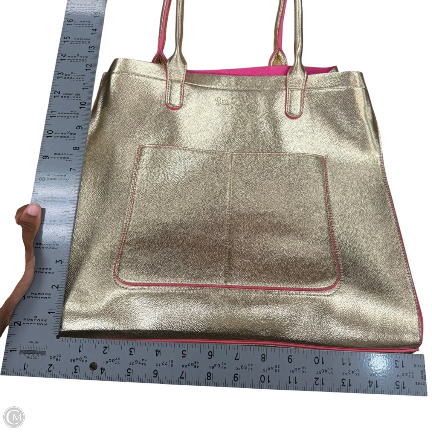 Tote Designer By Lilly Pulitzer, Size: Large