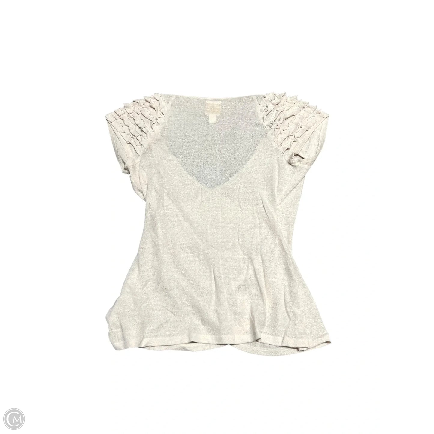 Top Short Sleeve By Ric Rac In Cream, Size: S