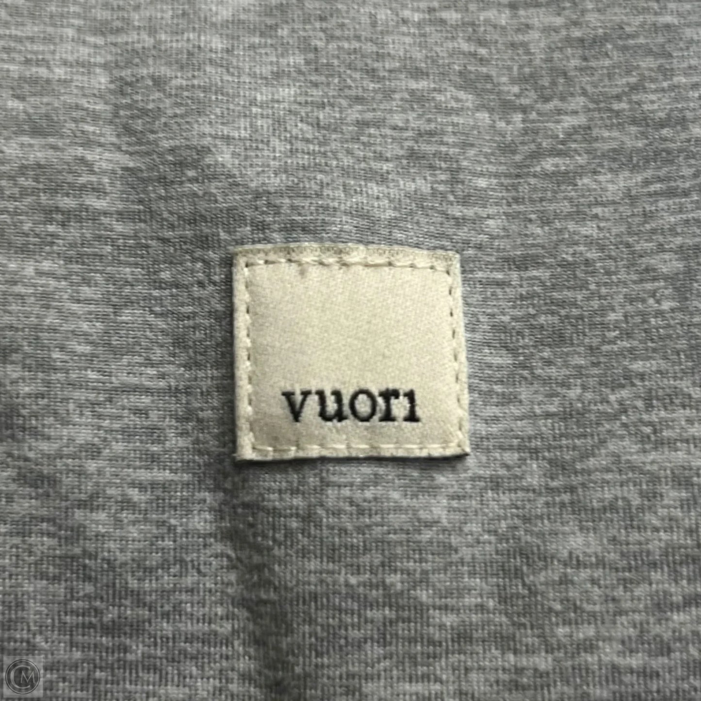 Athletic Leggings By Vuori In Grey & White, Size: M