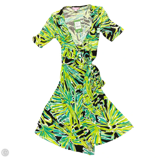 Dress Designer By Lilly Pulitzer In Black & Green, Size: Xs