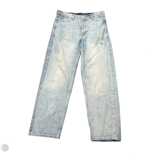 Jeans Wide Leg By Banana Republic In Blue Denim, Size: 8