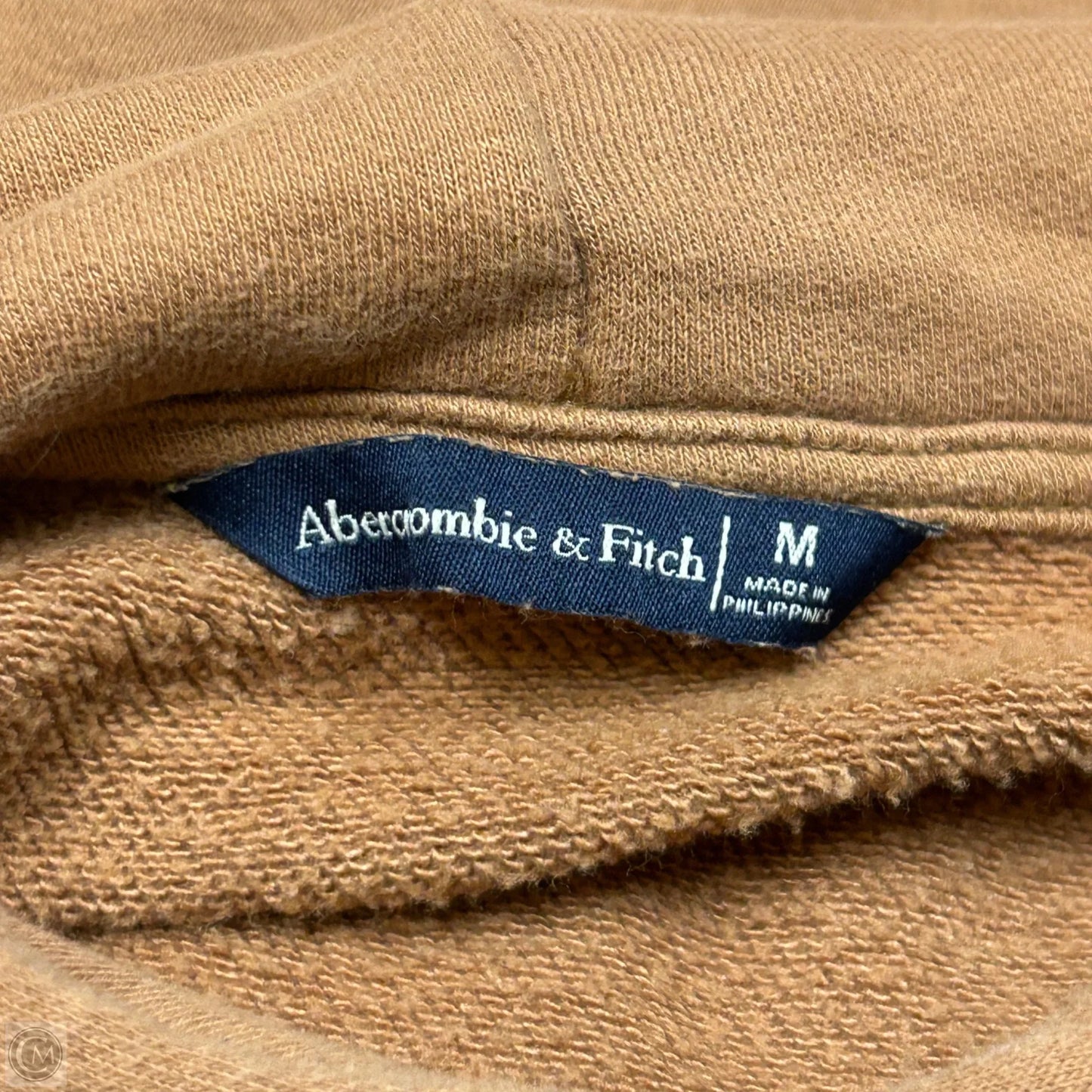 Sweatshirt Hoodie By Abercrombie And Fitch In Brown, Size: M