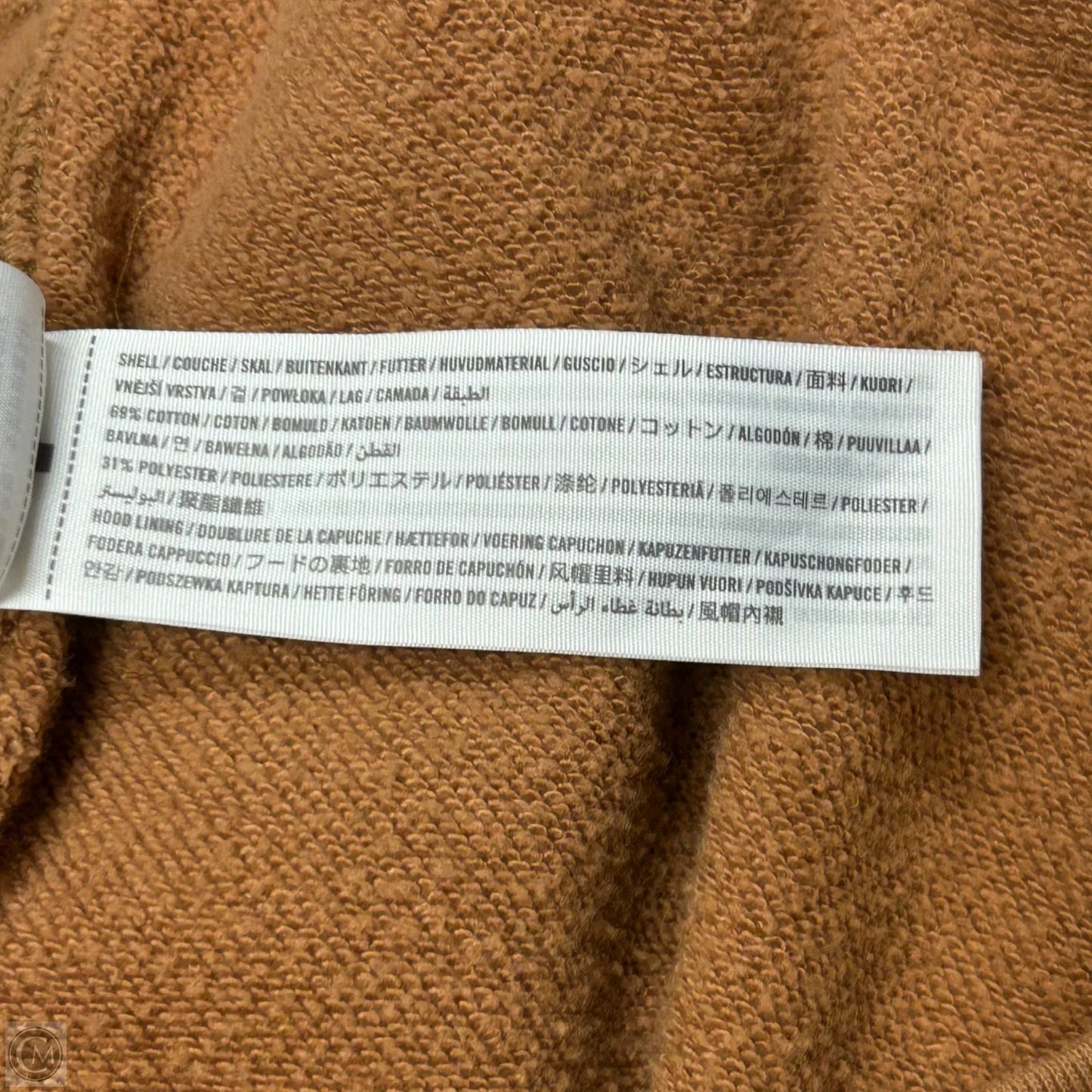 Sweatshirt Hoodie By Abercrombie And Fitch In Brown, Size: M