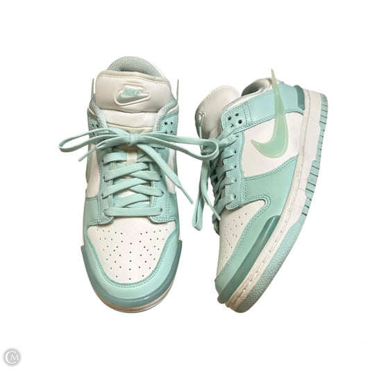 Shoes Sneakers By Nike In Blue & White, Size: 10