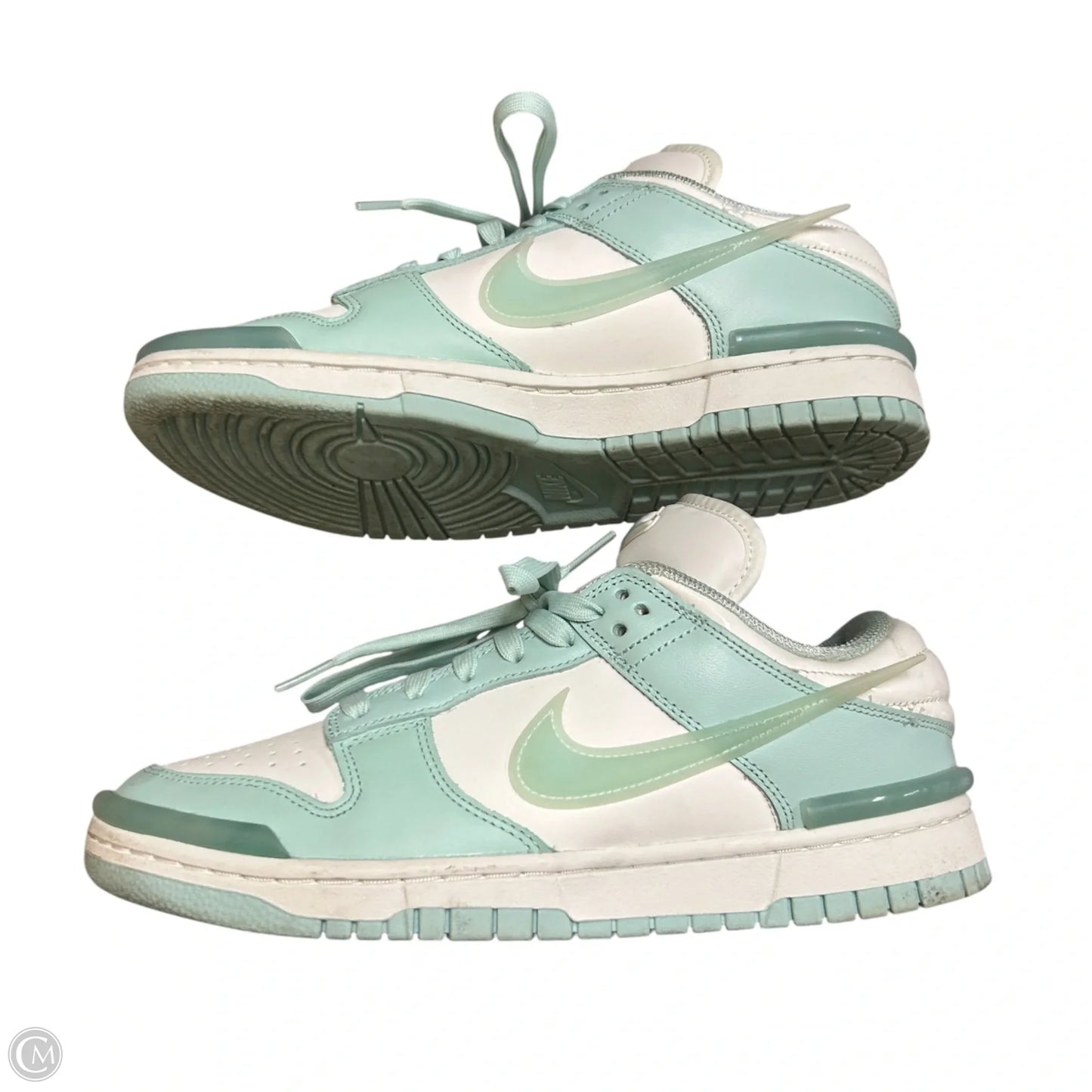 Shoes Sneakers By Nike In Blue & White, Size: 10