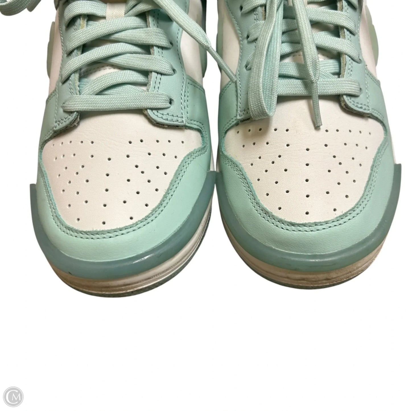 Shoes Sneakers By Nike In Blue & White, Size: 10