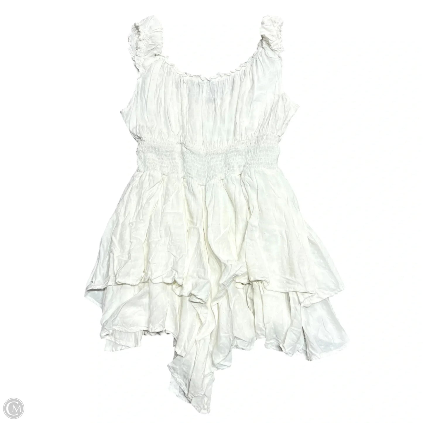 Romper By Forolav In White, Size: Xl