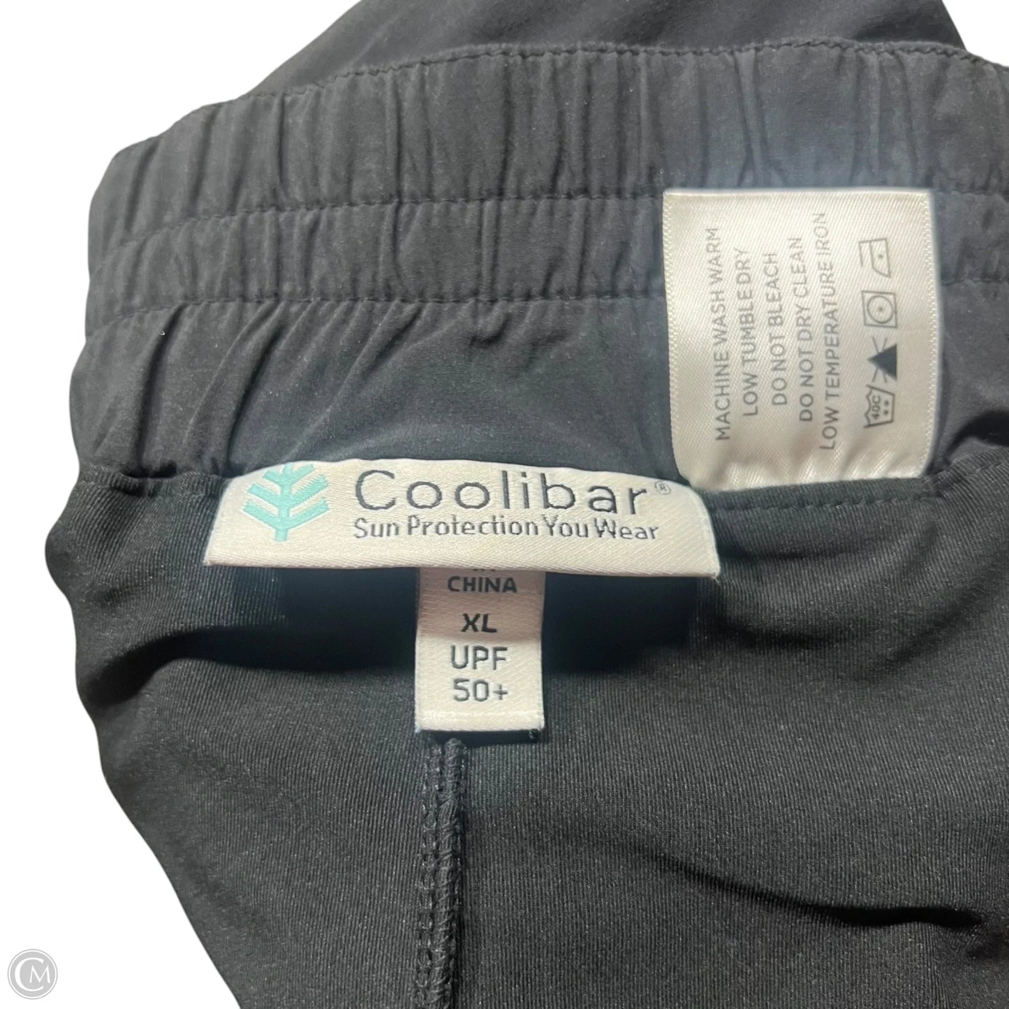 Athletic Skirt By Coolibar In Black, Size: Xl