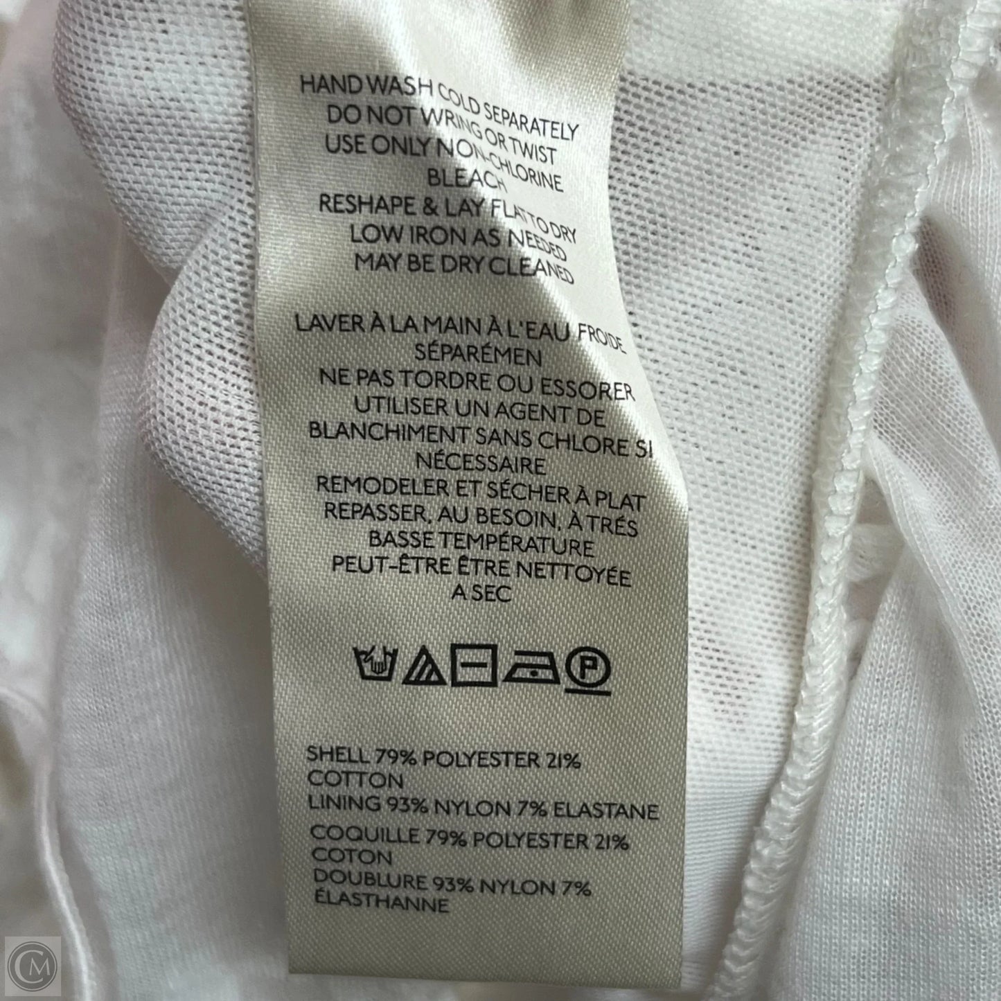 Top Sleeveless By Anthropologie In Cream, Size: Xl