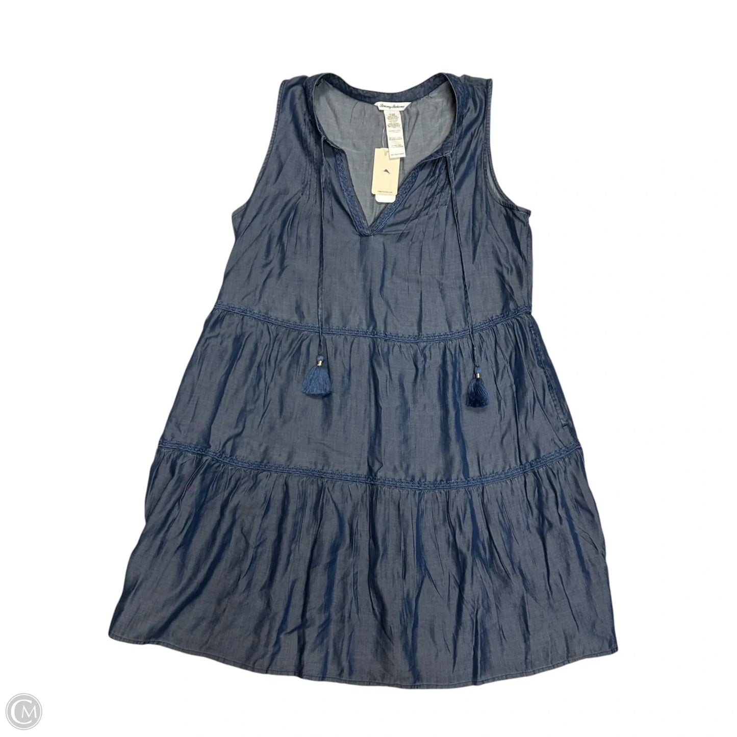 Dress Casual Short By Tommy Bahama In Blue Denim, Size: L