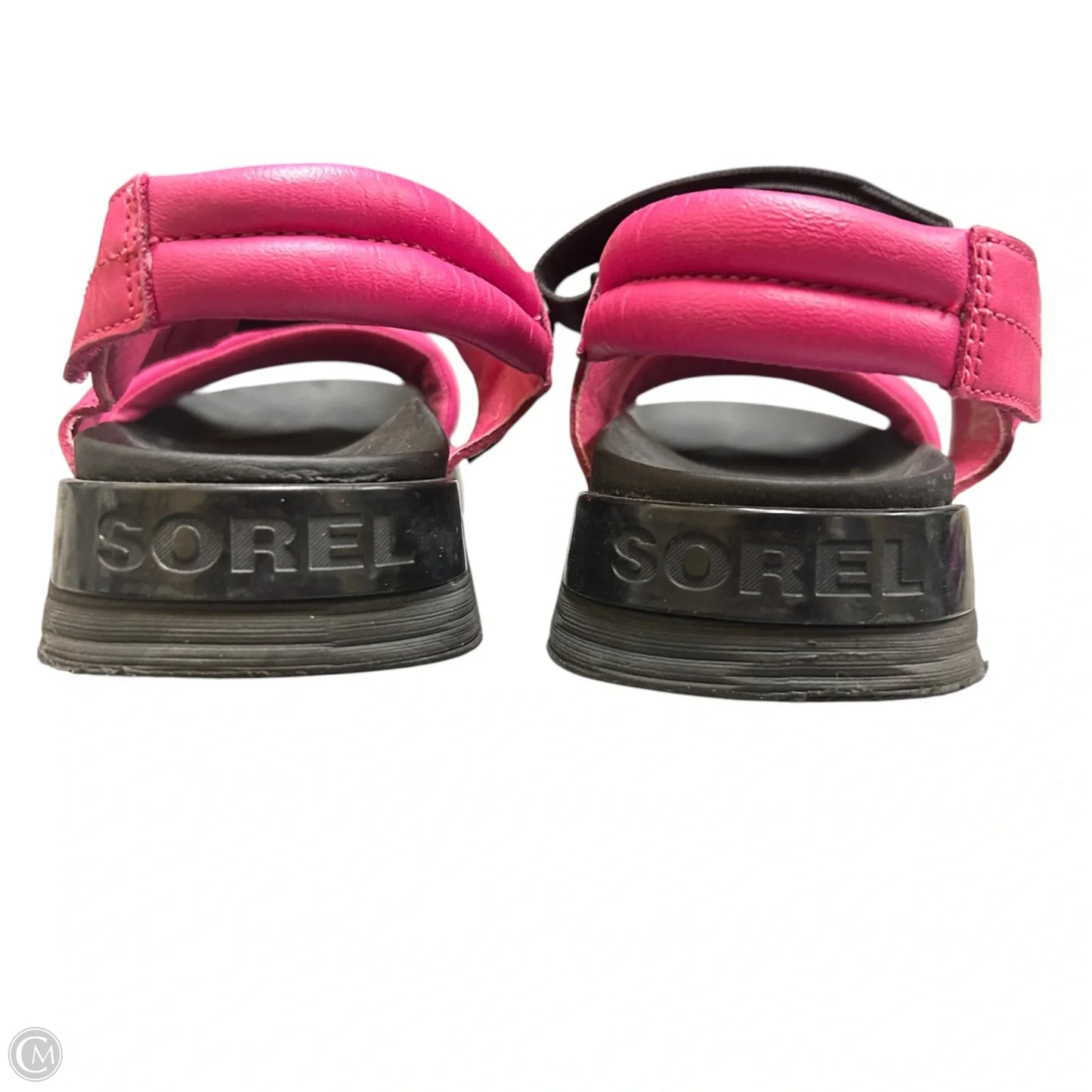 Sandals Sport By Sorel In Black & Pink, Size: 7