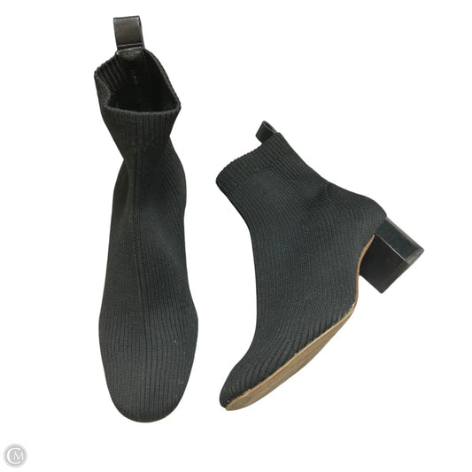 Boots Ankle Heels By Everlane In Black, Size: 6.5