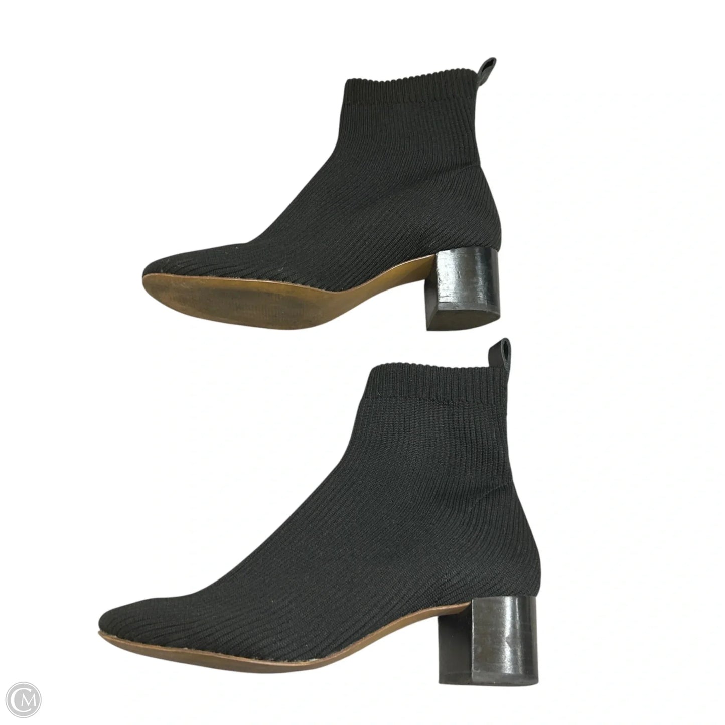 Boots Ankle Heels By Everlane In Black, Size: 6.5