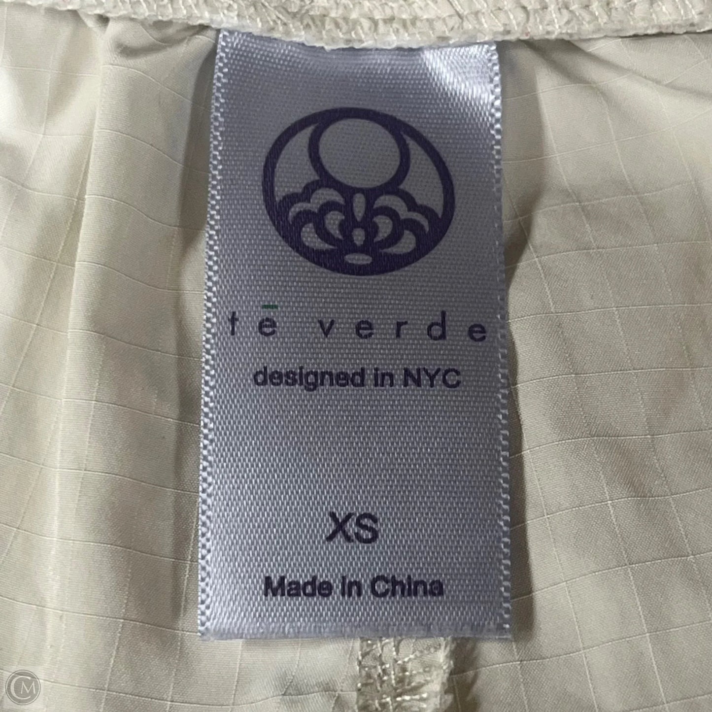 Shorts By Te Verde In Cream, Size: Xs