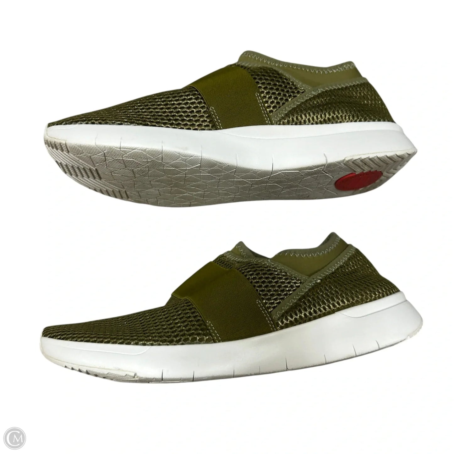 Shoes Sneakers By Fitflop In Green, Size: 8