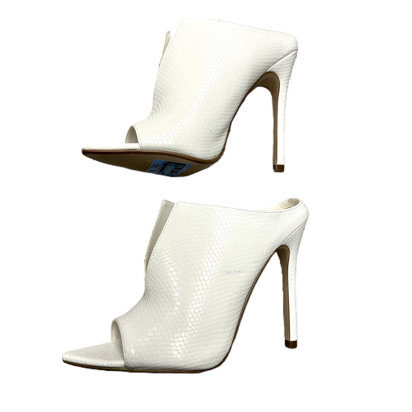 Sandals Heels Stiletto By Shoedazzle In Off White, Size: 6.5