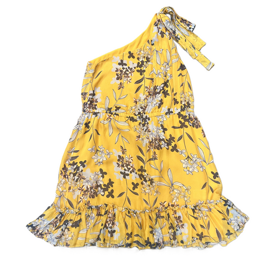Mustard Dress Designer By Shosanna, Size: S