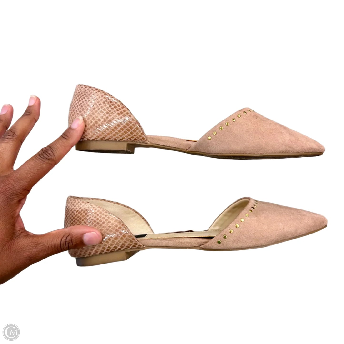 Sandals Heels Block By Jones New York In Tan, Size: 6