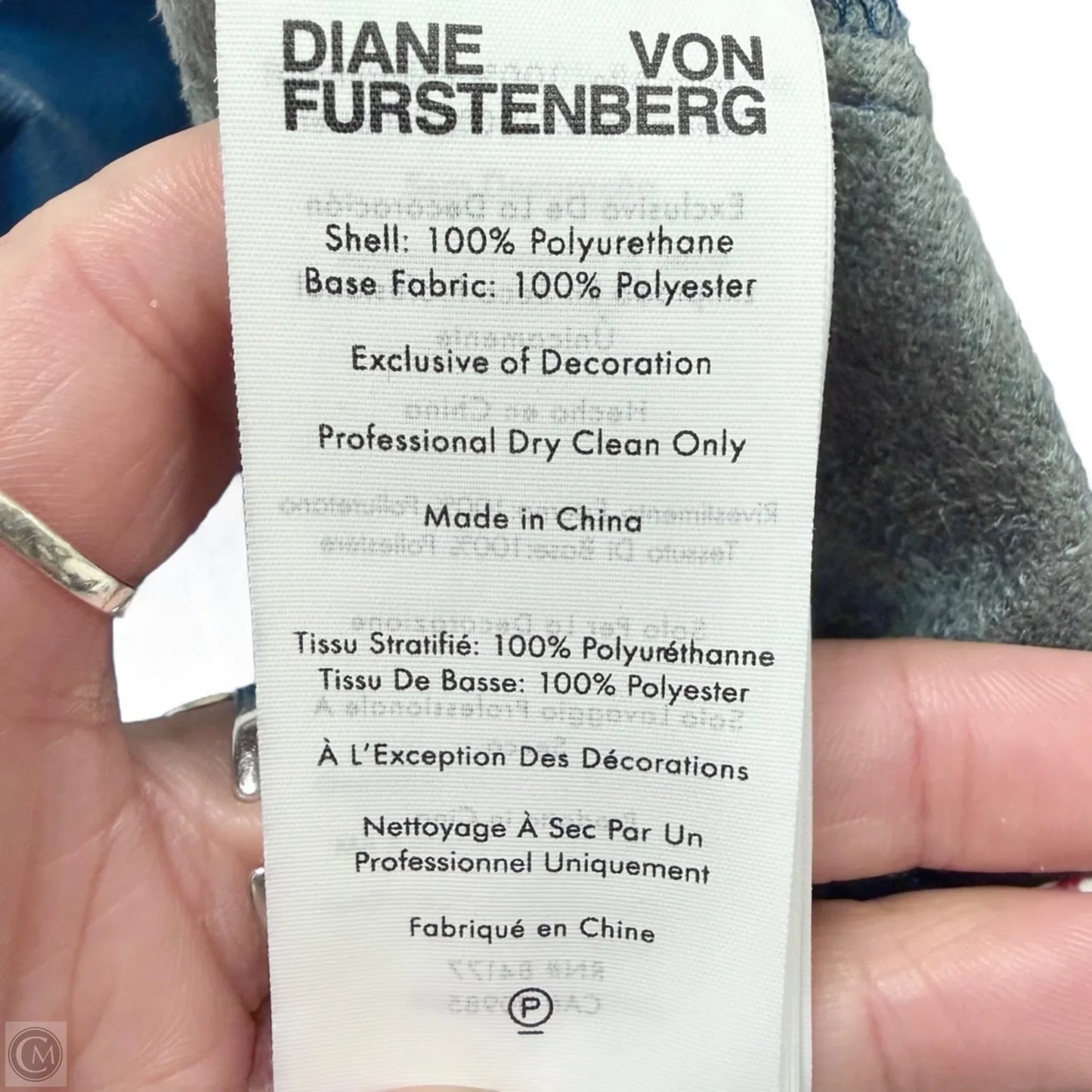 Pants Designer By Diane Von Furstenberg In Blue, Size: S