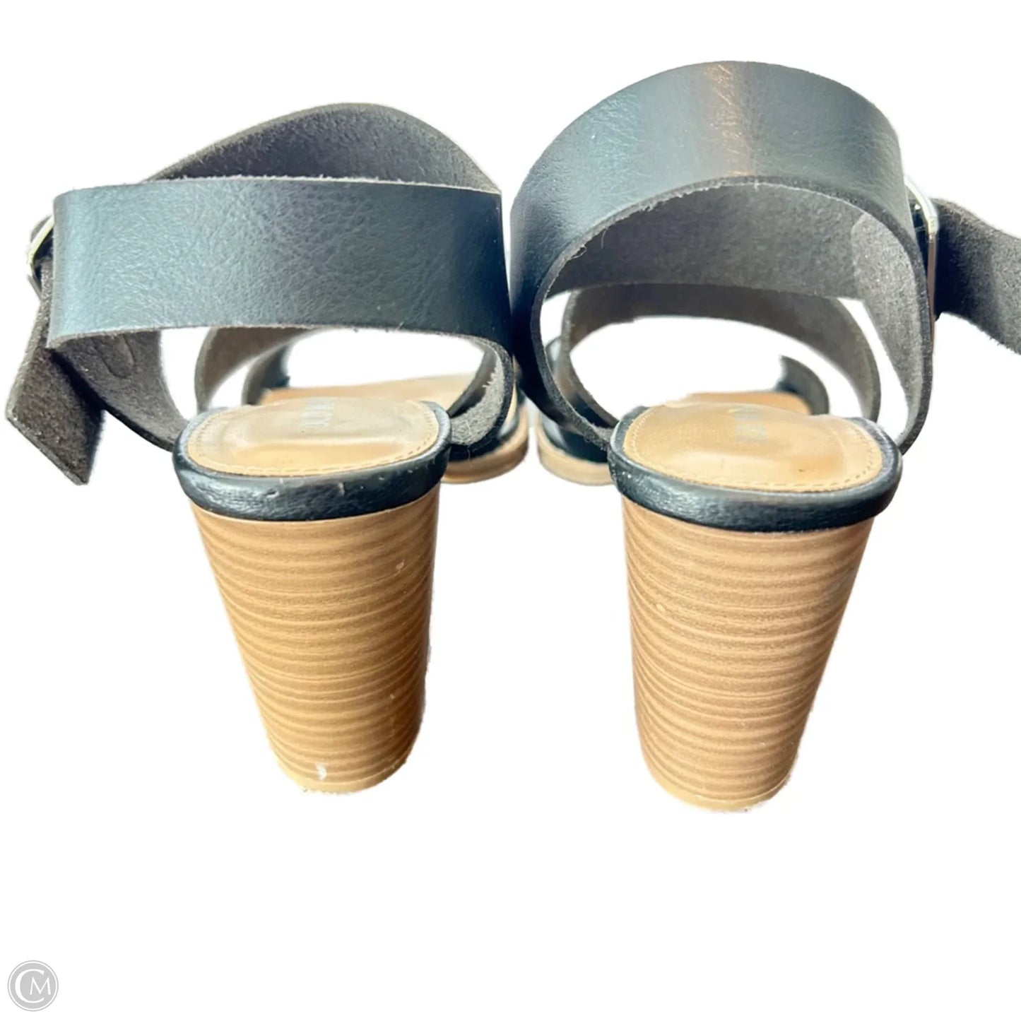 Sandals Heels Block By Old Navy In Black, Size: 7.5