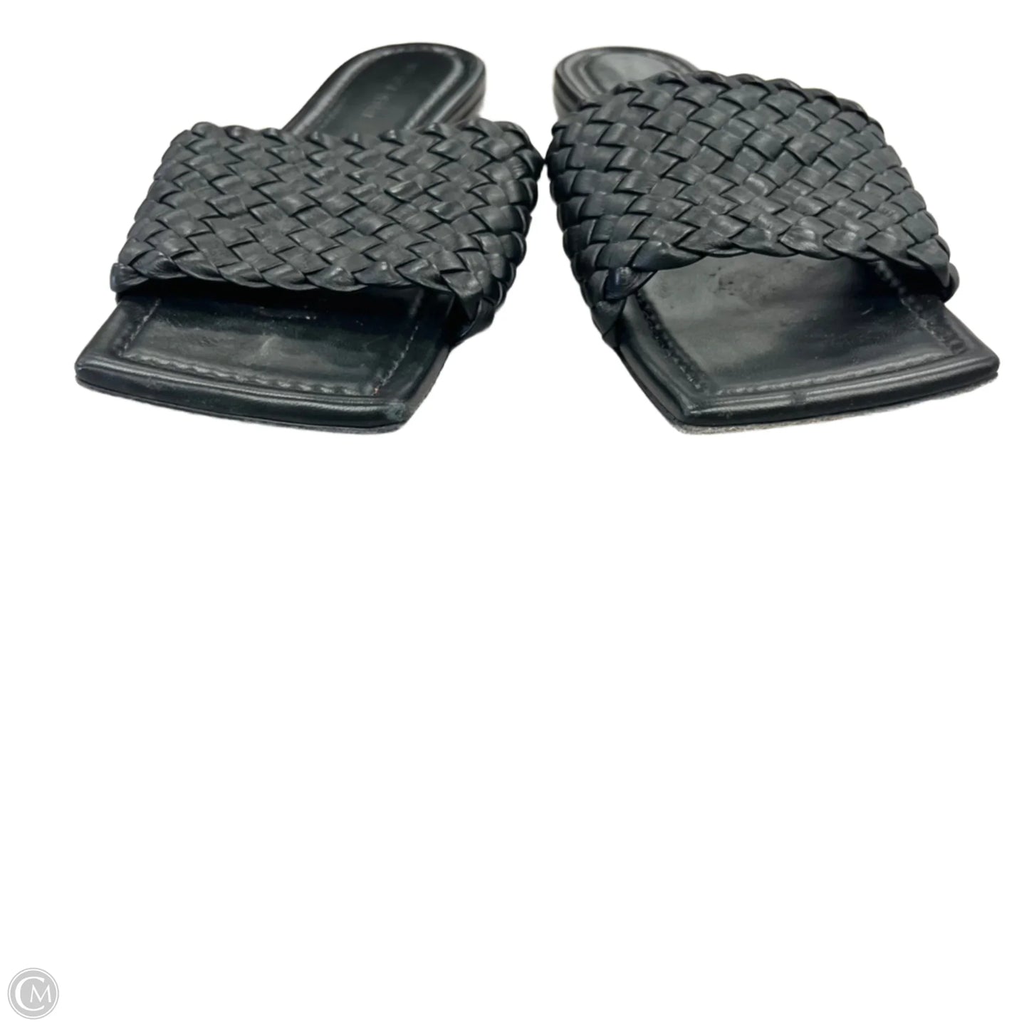 Sandals Luxury Designer By Bottega Veneta In Black, Size: 9.5