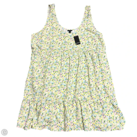 Dress Casual Short By Torrid In Blue & Yellow, Size: 4x