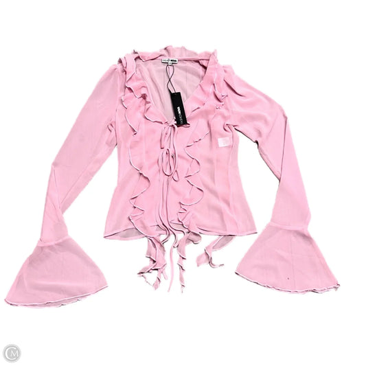 Cardigan By Fashion Nova In Pink, Size: S