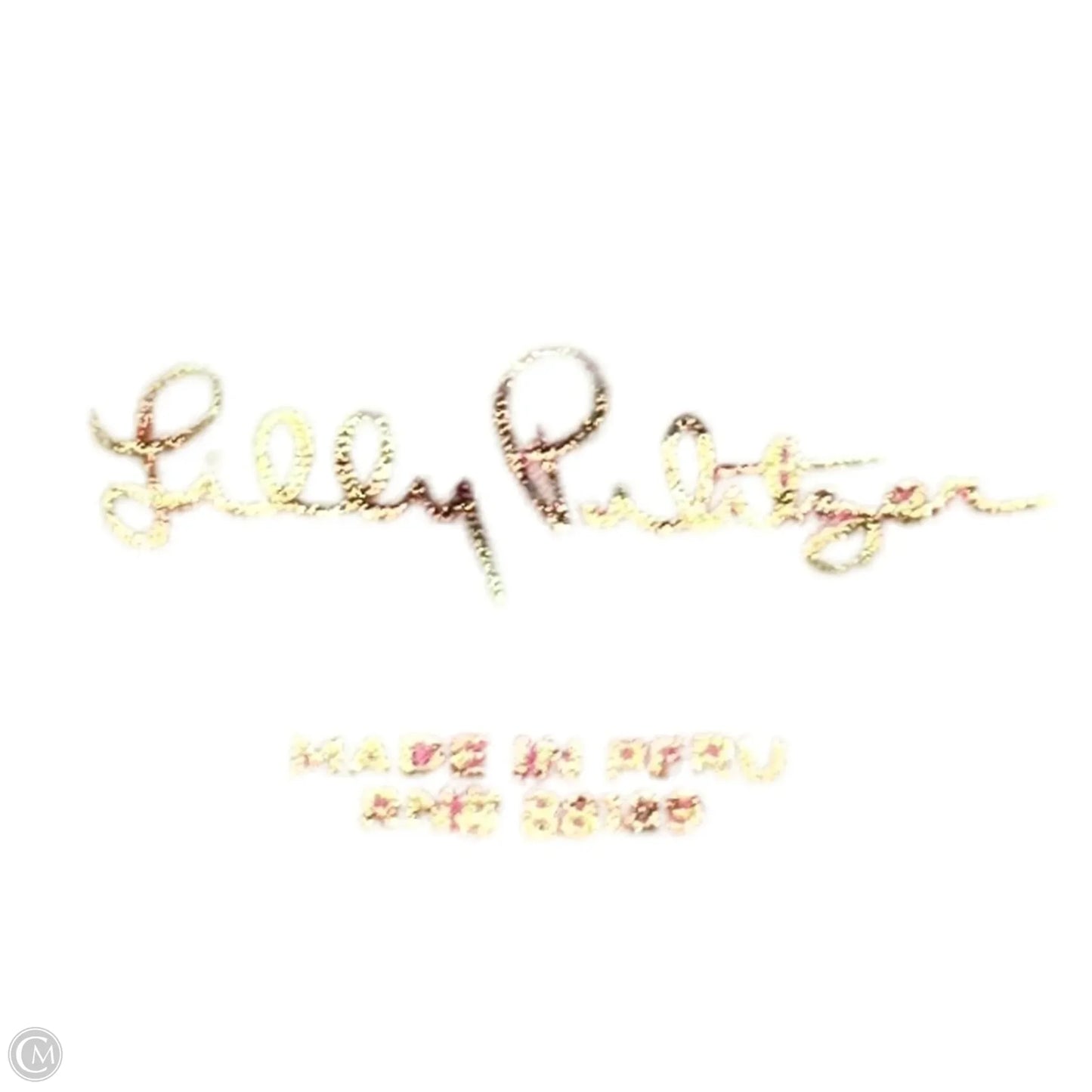 Top Short Sleeve Designer By Lilly Pulitzer In Pink, Size: S