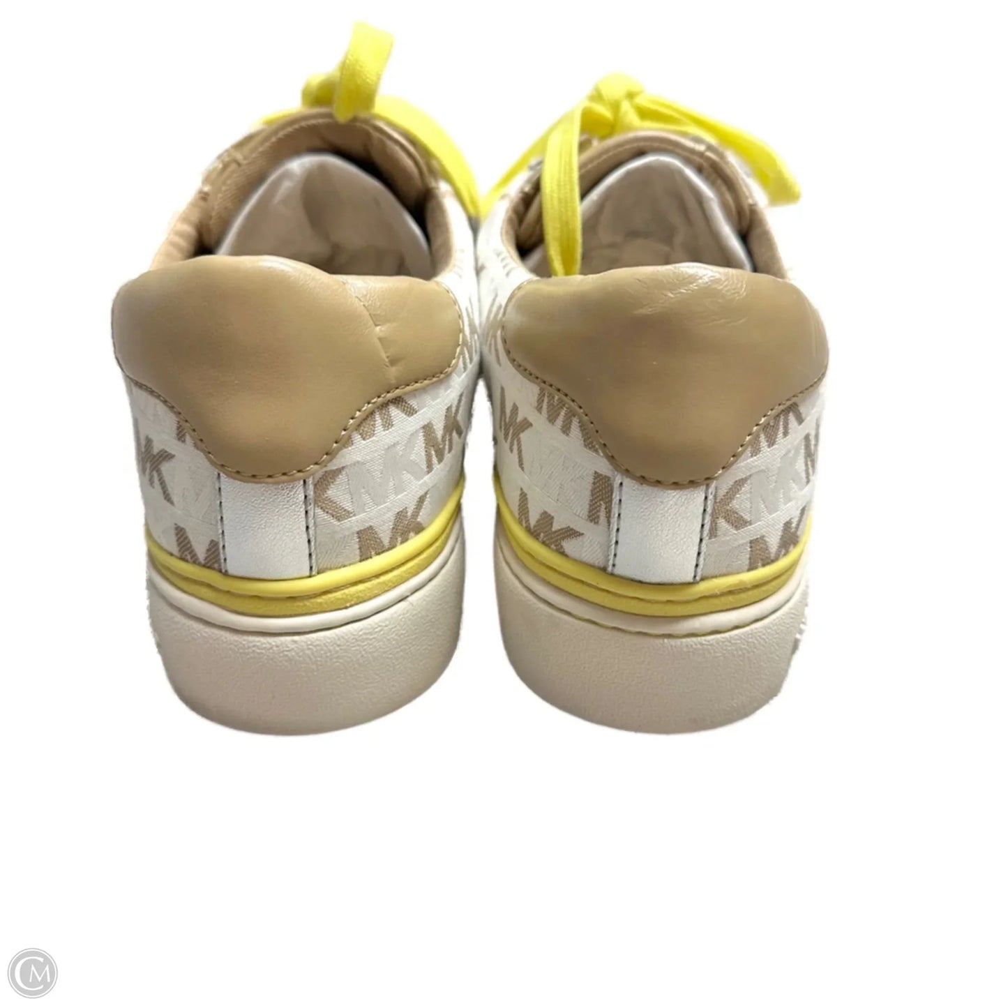 Shoes Sneakers By Michael By Michael Kors In Brown & Yellow, Size: 8