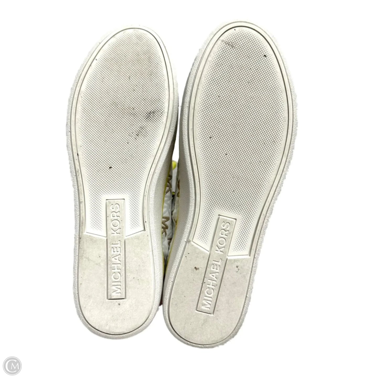 Shoes Sneakers By Michael By Michael Kors In Brown & Yellow, Size: 8