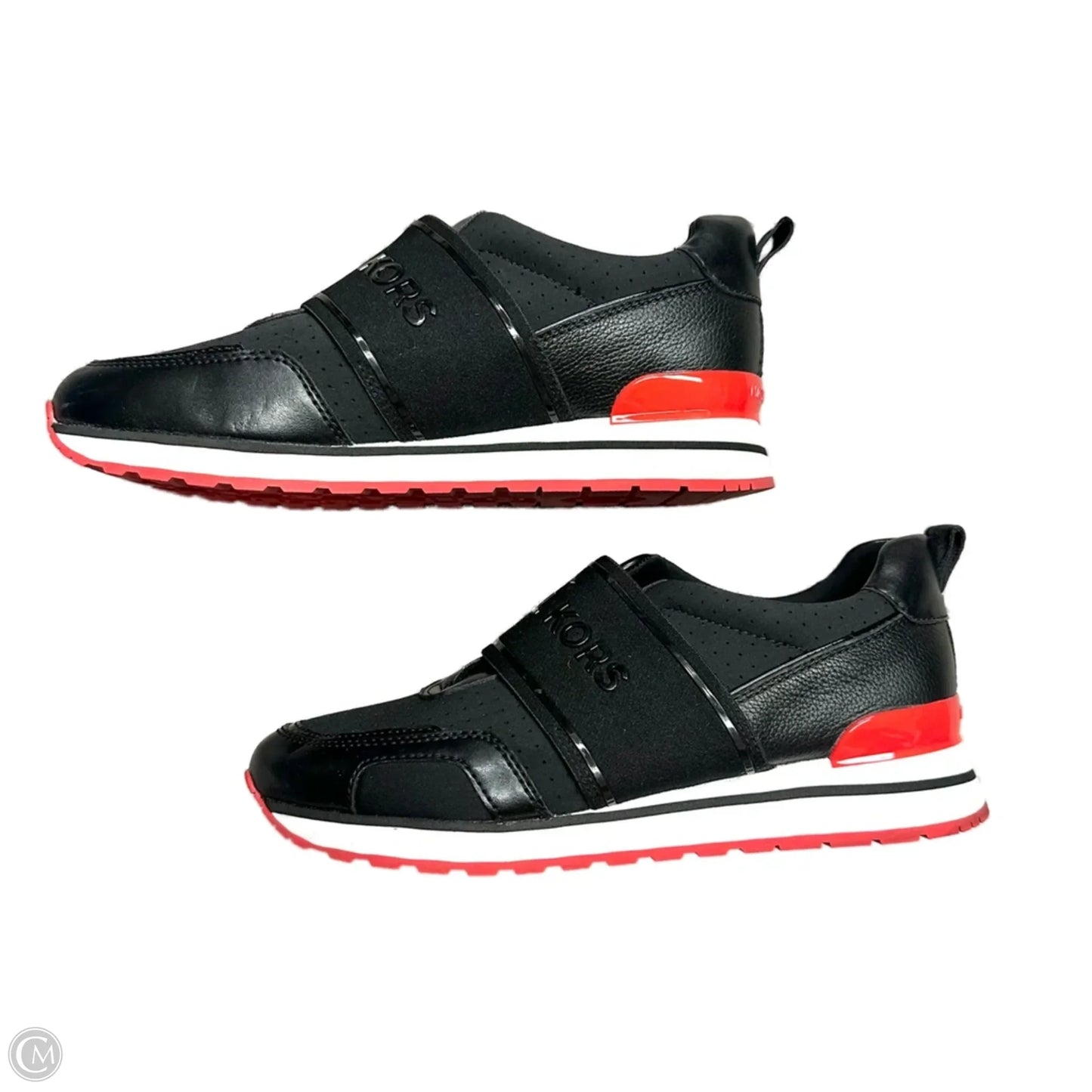Shoes Athletic By Michael By Michael Kors In Black & Red, Size: 8