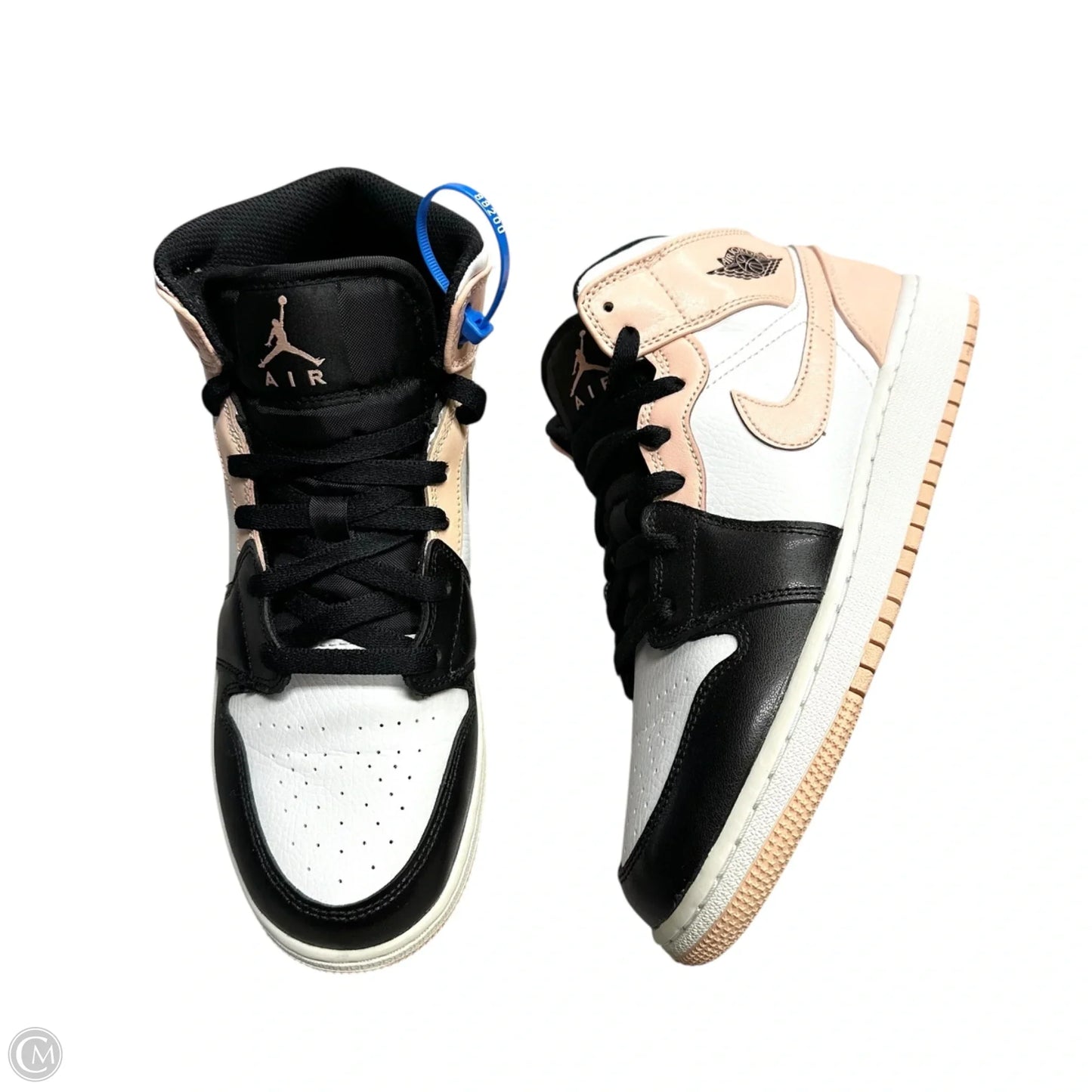 Shoes Luxury Designer By Jordan In Black & Pink, Size: 8.5