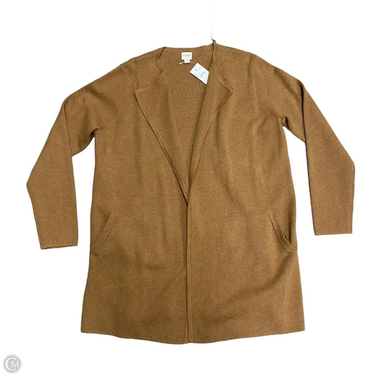 Sweater Cardigan By J. Crew In Brown, Size: L