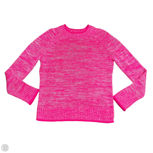 Sweater Designer By Lilly Pulitzer In Pink & White, Size: S