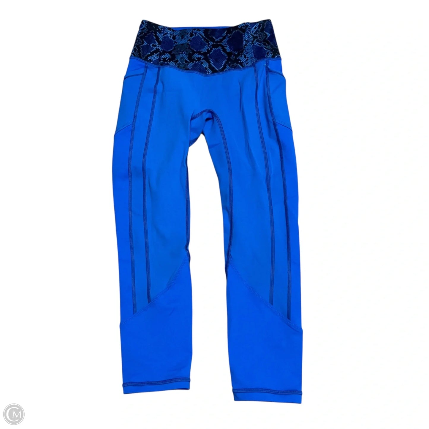 Athletic Leggings By Lululemon In Blue, Size: 6