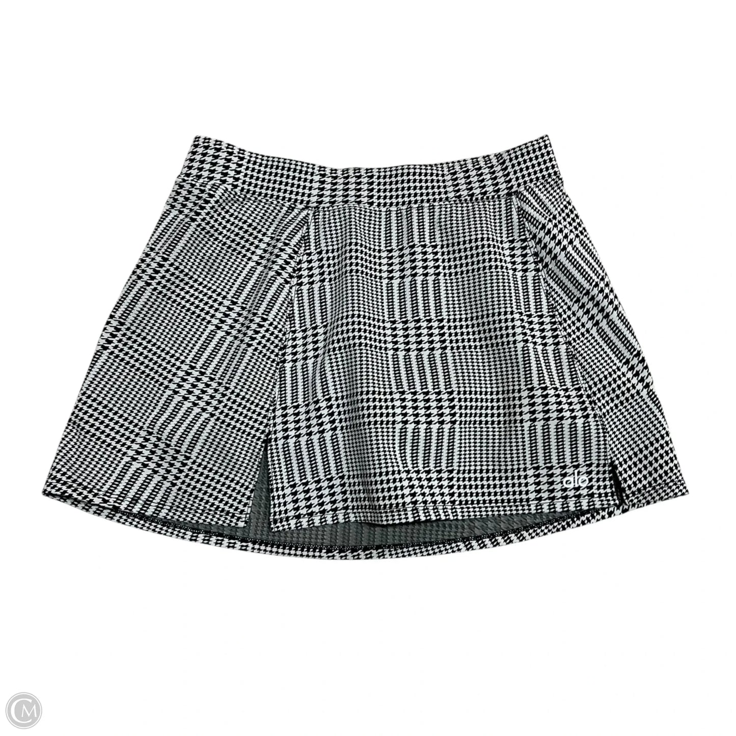 Skirt Mini & Short By Alo In Black & Grey, Size: S