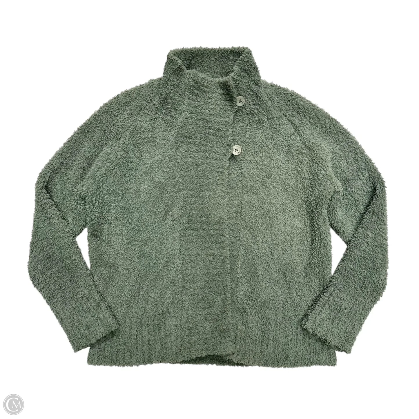 Sweater Cardigan By Barefoot Dreams In Green, Size: L