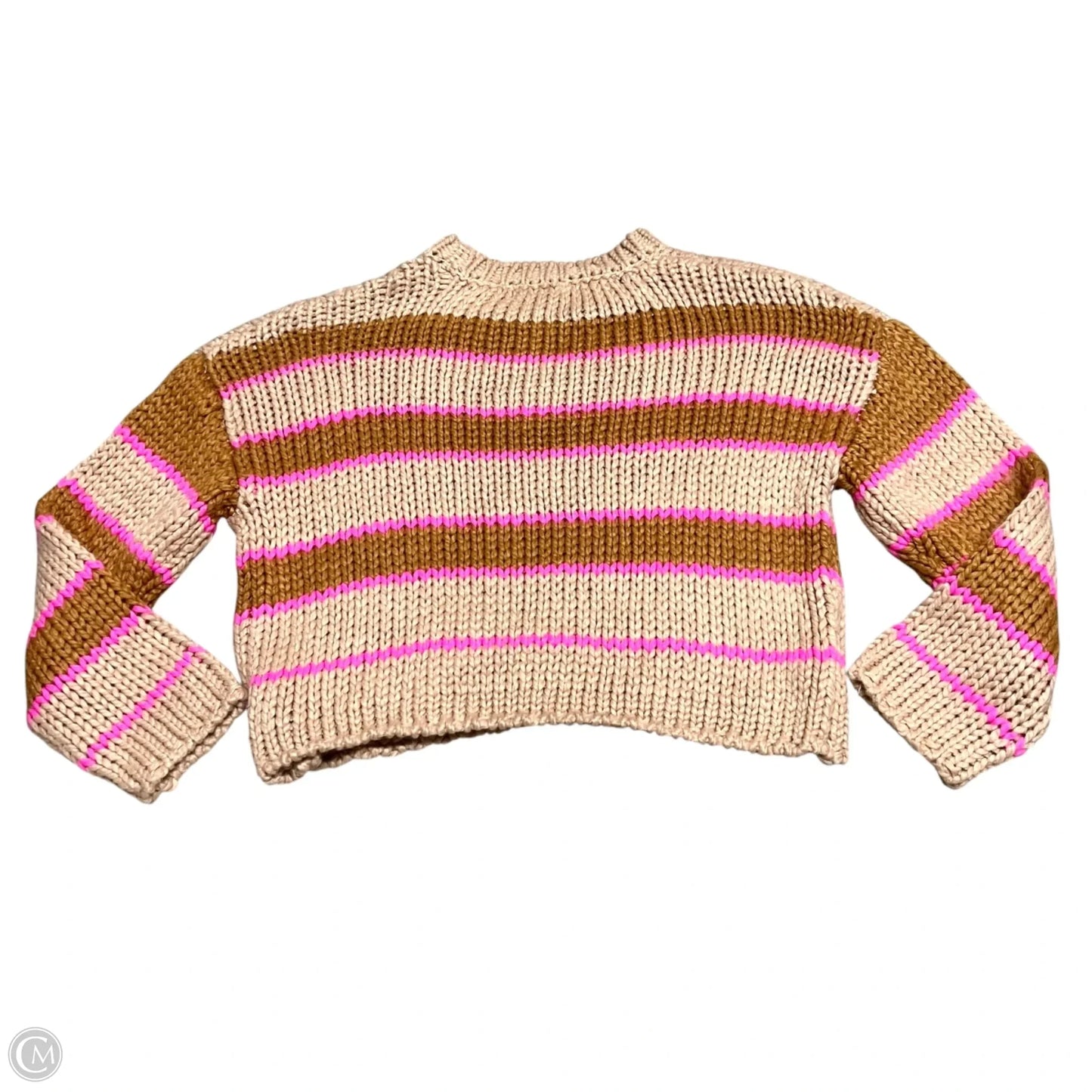 Sweater By By Together In Brown & Pink, Size: L