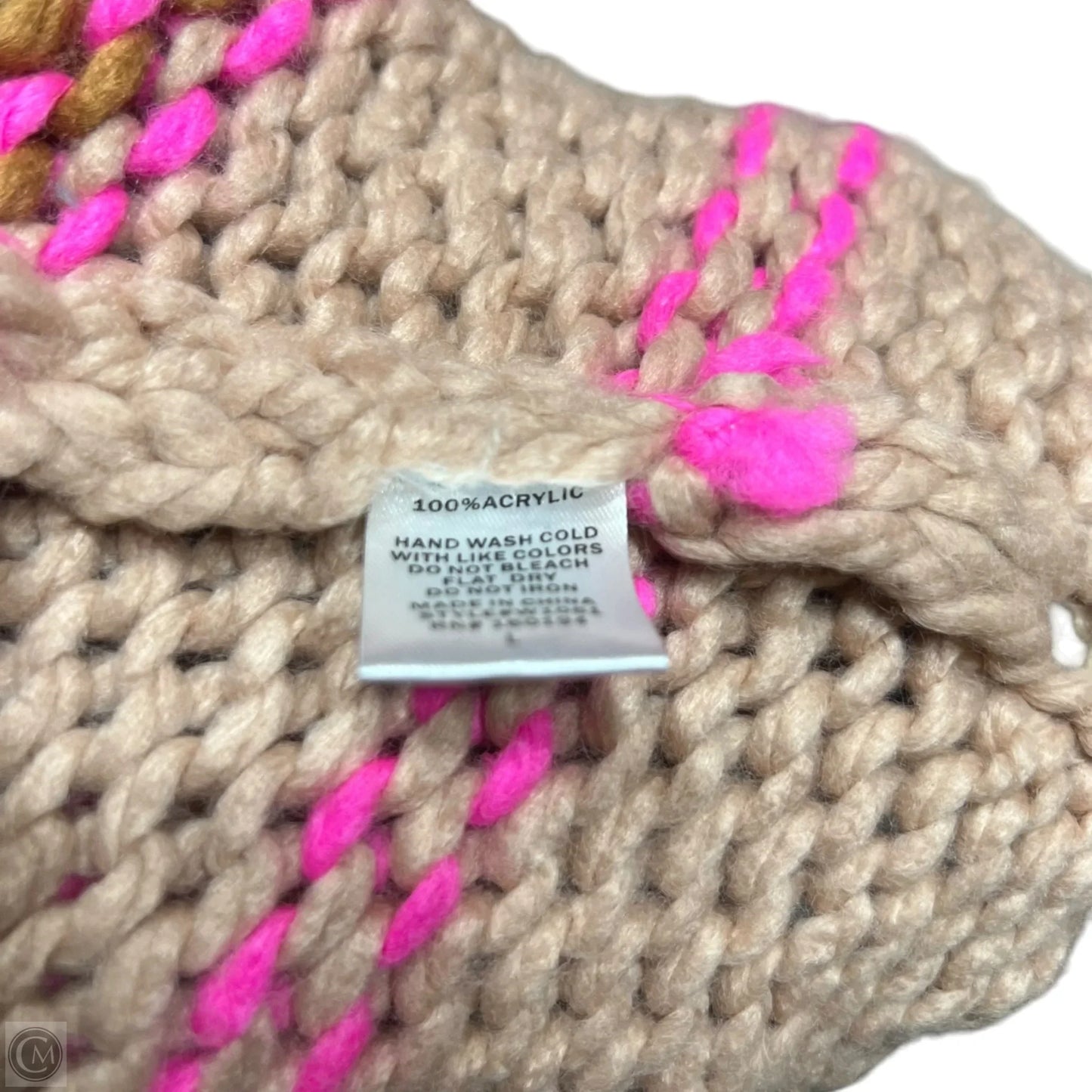 Sweater By By Together In Brown & Pink, Size: L