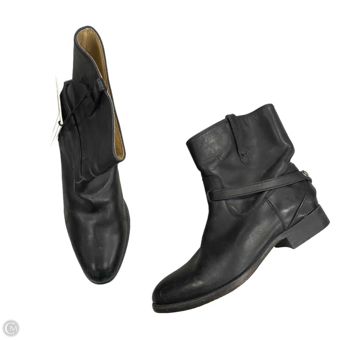 Boots Designer By Frye In Black, Size: 7