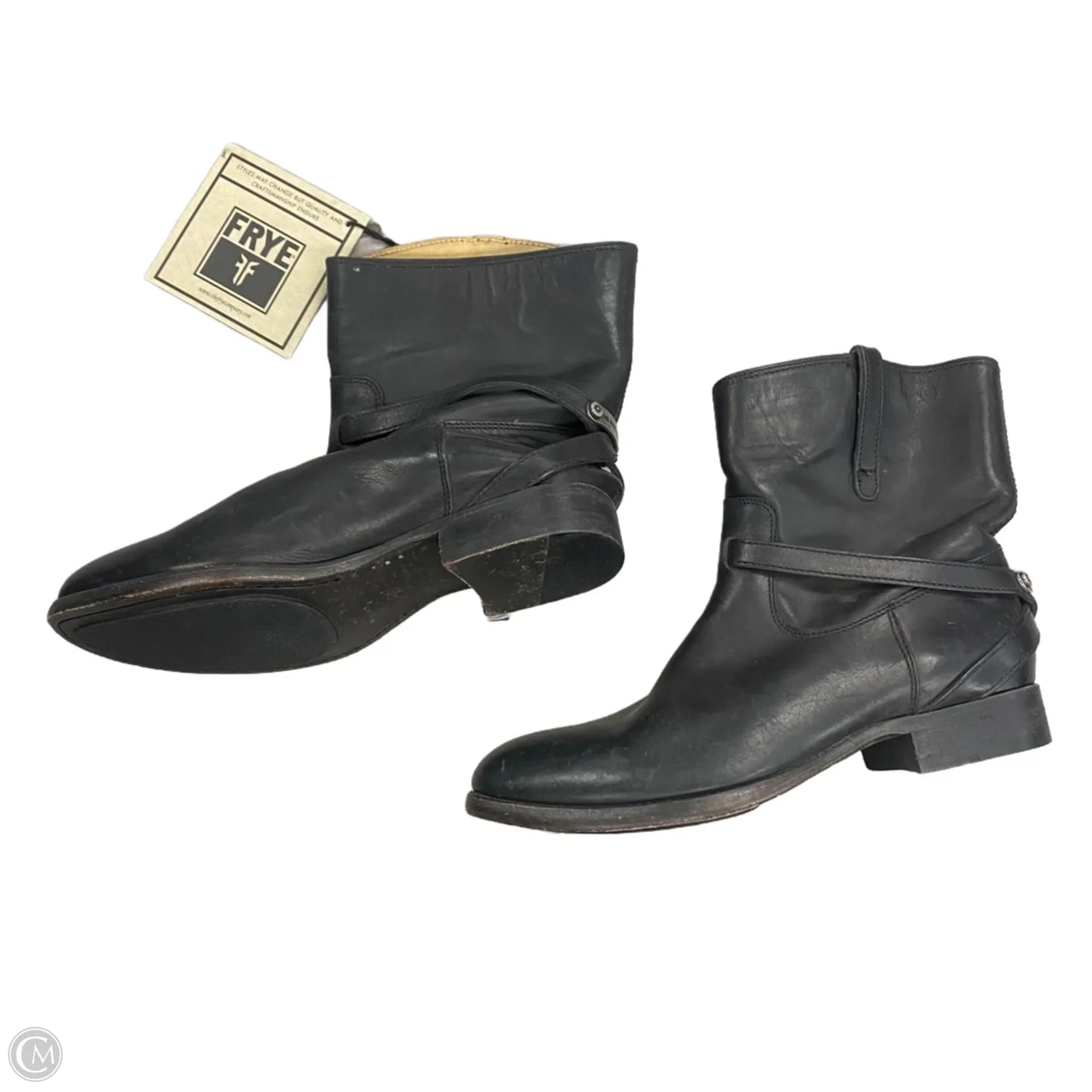 Boots Designer By Frye In Black, Size: 7