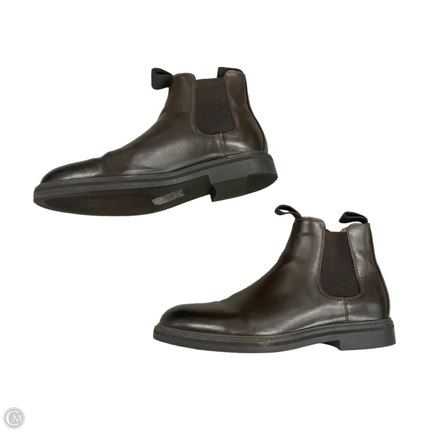 Boots Ankle Heels By H&m In Brown, Size: 8.5