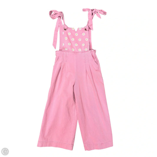 Overalls By Davi & Dani In Pink & White, Size: S