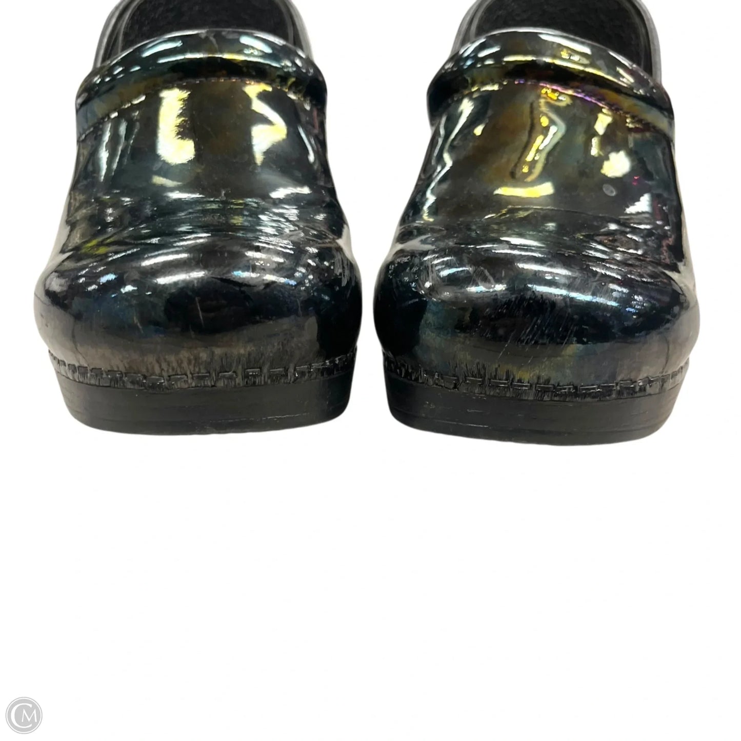 Shoes Heels Wedge By Dansko In Black, Size: 10.5
