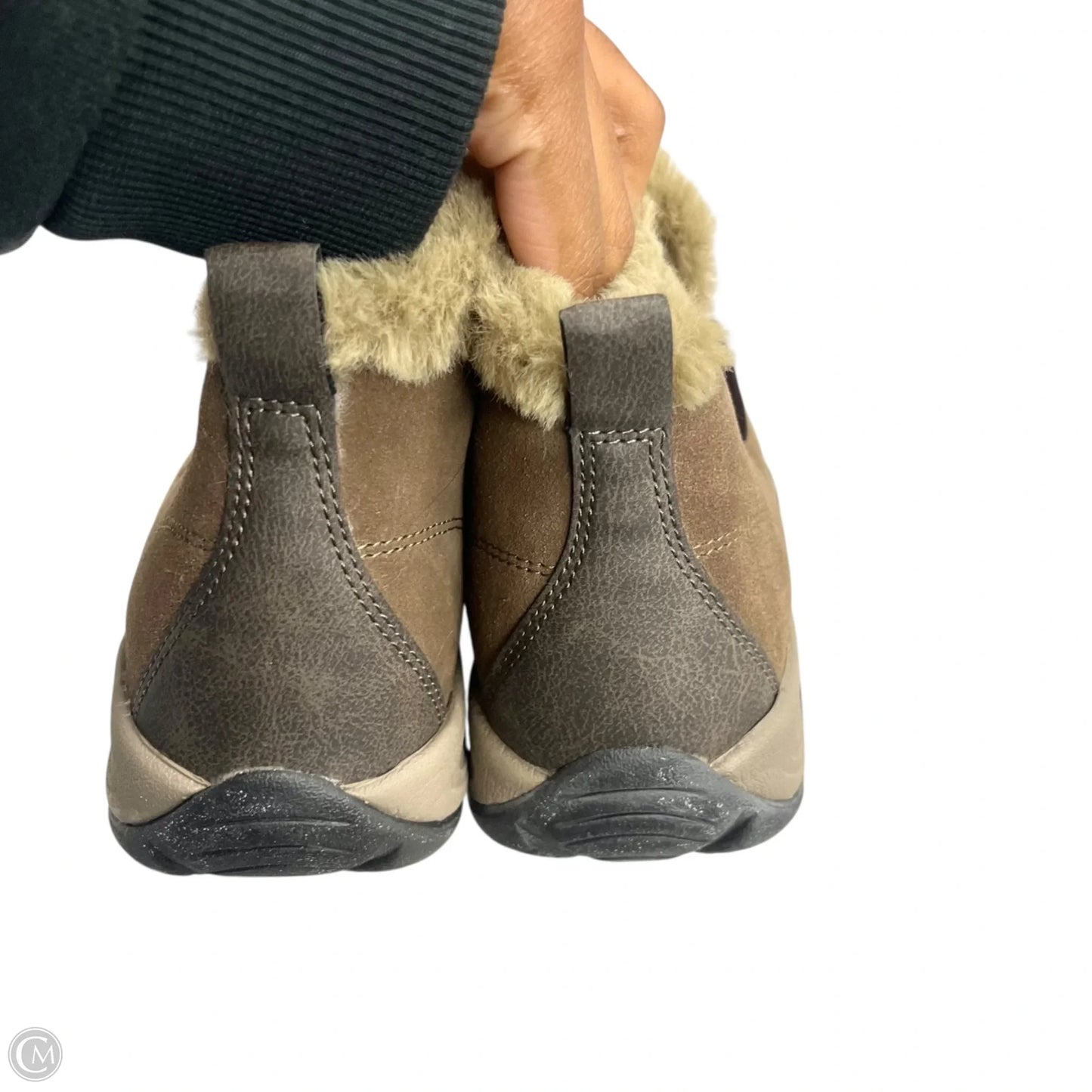 Boots Ankle Flats By Easy Spirit In Brown, Size: 8