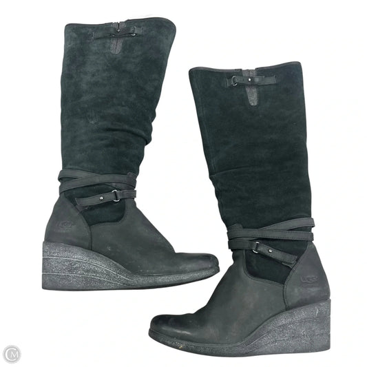 Boots Designer By Ugg In Black, Size: 8